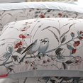 thumbnail image 3 of Flowers and Birds Print Pillow Covers Bed Pillowcases Envelope Closure End Pillow Encasement (Standard,Color-17), 3 of 5