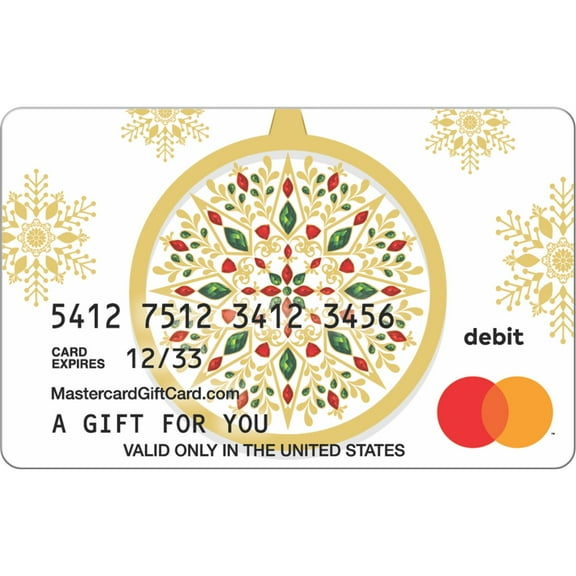 $20-$500 Mastercard® Crystal Icon eGift Card (plus $6.84 Purchase Fee)