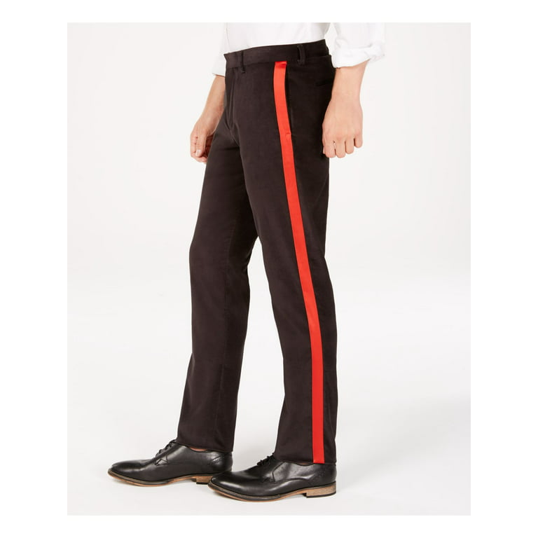 Parcel modtage dyr Calvin Klein Mens Velvet Stripe Casual Trouser Pants, Black, 32W x 30L -  Walmart.com