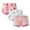 Light Pink, variant on Kids Underwear Girls 4t Elastic Cute Boyshort Skin-Friendly Girls Potty Training Underwear