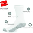 thumbnail image 4 of Hanes Mens Big and Tall Active Cool 12-Pack Crew Socks Black,BIG Shoe: 12-14 / Sock: 13-15, 4 of 8