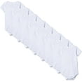 thumbnail image 4 of Luvable Friends Cotton Bodysuits 8Pk, White, 0-3 Months, 4 of 4