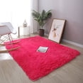 thumbnail image 3 of Washable Fluffy Area Rug Rectangular Anti-Slip Artificial Soft Plush Shag Carpet Home Bedroom Living Room Fluffy Rectangular Anti-Slip Artificial Soft Washable Fluffy Rectangular  Light P, 3 of 8
