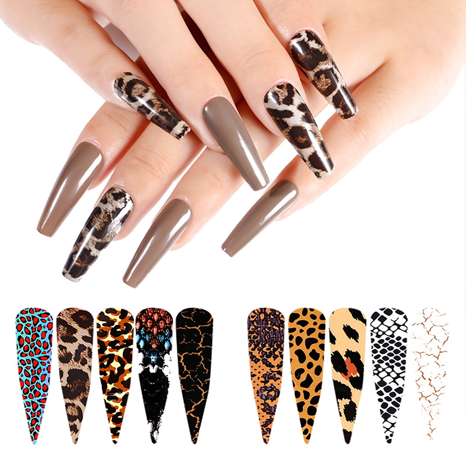 Summer Nail Designs You'll Probably Want To Wear : Leopard print short nails  | Short nail designs, Cute short nails, Nail designs spring
