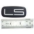 thumbnail image 5 of 2PCS Epoxy resin LS EMBLEM Badge sticker decal Compatible For 99-07 Silverado Suburban (Chrome/Black), 5 of 5