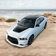 thumbnail image 4 of Ikon Motorsports Hood Compatible With 2011-2014 Dodge Charger, Unpainted Black Aluminum 2013-2014 SRT 392 Style Front Hood Replacement with One Scoop, 4 of 5