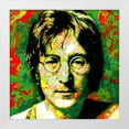 thumbnail image 2 of Stephen Chambers 15x15 White Modern Wood Framed Wall Art Titled - John Lennon 6, 2 of 6