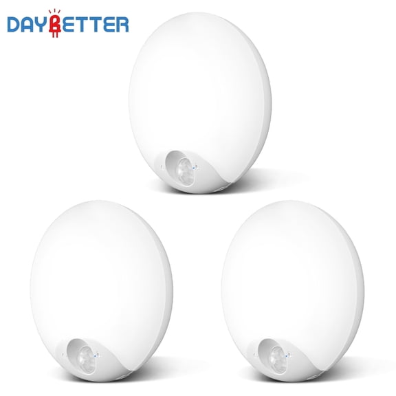 DAYBETTER 3Pack Under Cabinet Lights, Rechageable Dimmable Puck Lights, White Magnetic Motion Sensor Lighting for Kitchen, Stairs