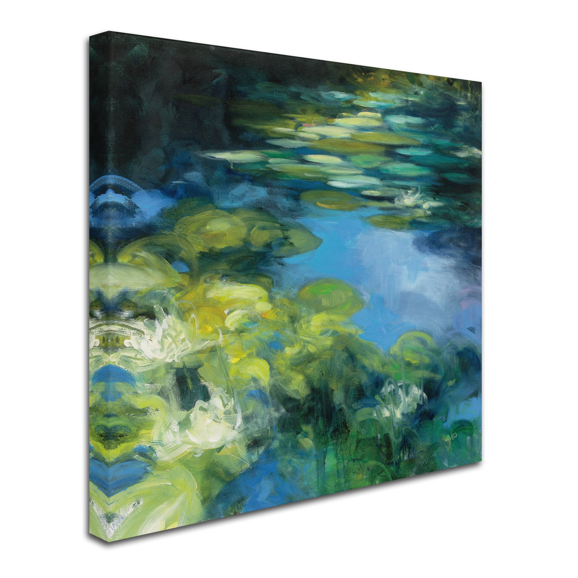 Trademark Fine Art 'Water Lilies II' Canvas Art by Julia Purinton