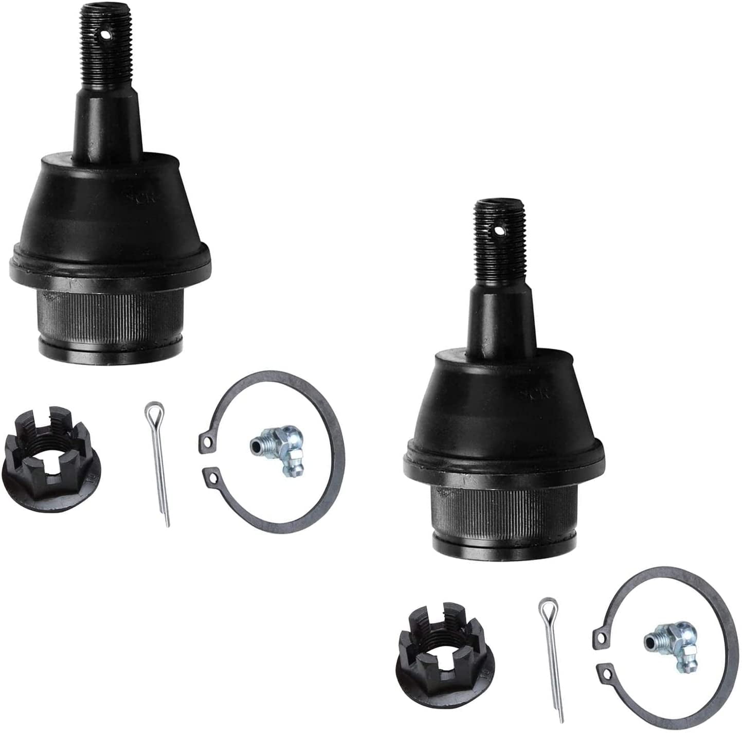 Detroit Axle - Front 12pc Suspension Kit for 2007-2013 GMC Chevy Silverado Sierra Suburban Yukon XL 1500 Escalade 2 Upper Control Arms 2 Sway Bars 4 Inner Outer Tie Rods 2 Lower Ball Joints 2 Boots