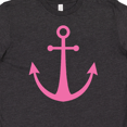 thumbnail image 4 of Inktastic Anchor Nautical pink Youth T-Shirt, 4 of 5