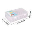 thumbnail image 2 of ACDANC Large Capacity Sewing Thread Holder for Spools of Thread Fishing Line Sorting Box Empty Thread Storage Box Sewing Yarn Spools Container Storage Case, 2 of 7