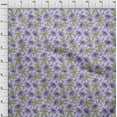 thumbnail image 4 of oneOone Cotton Cambric Purple Fabric Floral Fabric For Sewing Printed Craft Fabric By The Yard 42 Inch Wide, 4 of 5
