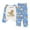 Sky Blue*, variant on RUTAYY Children Girls Outfit Sets Capybara Print Long Sleeve Round Neck Soft Loungewear Cute Animal Themed 2 Piece Comfortable Chic Casual Sets
