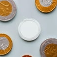 thumbnail image 3 of LIFKOME 200 Pcs Porte-Pièces Transparent Acrylique Rond Design Simple pour Collectionneurs, 3 of 8