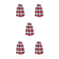 thumbnail image 2 of Methold Camisa a cuadros para mascotas, suministros para mascotas, camisetas para perros, camisa cálida para cachorros, otoño e invierno, sin hebillas, Type2 NO2 Methold CBP394306, 2 of 5