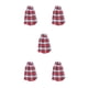 thumbnail image 1 of Camiseta a cuadros para mascotas Greeniant Camisa para perros Cachorros Rojo L, 1 of 6