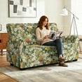 thumbnail image 5 of Xixirimido Recliner Slipcover 6-Pieces Lazyboy Cover for 2 Seat Recliner Chair Covers with Pockets Furniture Protector for Living Room Sofa Slipcover, Colorful Painted Daisy Flower, 5 of 8