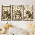 thumbnail image 6 of 3pcs/set Vintage Farmhouse Planters & Gardening Tools Artist Drawing - Unframed Canvas Paintings Suitable for Living Room, Office, Cafe - Rustic Wall Art, 6 of 9