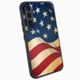thumbnail image 1 of DALUX MetKase Hybrid Slim Phone Case Cover Compatible with Samsung Galaxy A54 5G (2023) - Vintage Waving Half US Flag, 1 of 1