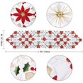 thumbnail image 2 of Caminos de mesa navideños bordados de 69 x 15 pulgadas, 2 of 4