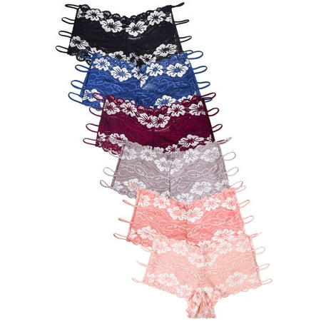 Iheyi 12 Pack of Women s Thong Bikini Hipster Boyshort Panty S-3XL Small (9043-22_LOW1)