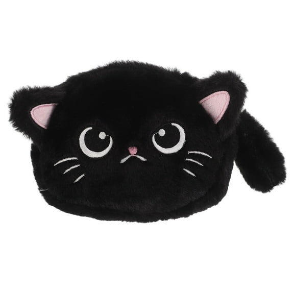OFFIGAM Cute Cat Purse with Soft Plush Fabric, Perfect for School, Travel, and Everyday Use