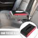 thumbnail image 2 of Apoyabrazos Caja Tejido Soporte Estuche Servilleta Soporte Caja para Coche Negro Rojo, 2 of 7