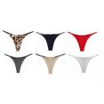 thumbnail image 3 of Braguita de bikini de color puro, 6 piezas, braguita de bikini de hilo elástico, braguita de bikini de hilo deportivo, materiales de la mejor calidad, 3 of 9