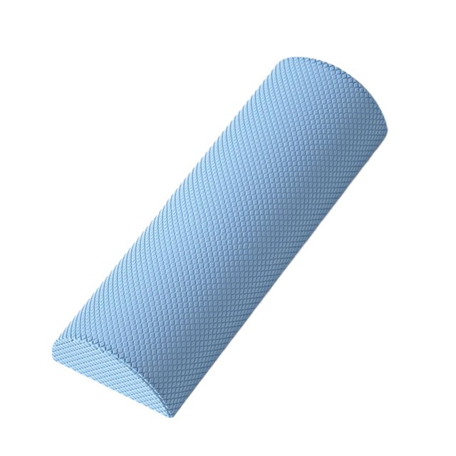 Rodillo de espuma EVA semicircular, entrenador de equilibrio, muscular, de Yoga, bloque de Yoga Azul 30cm
