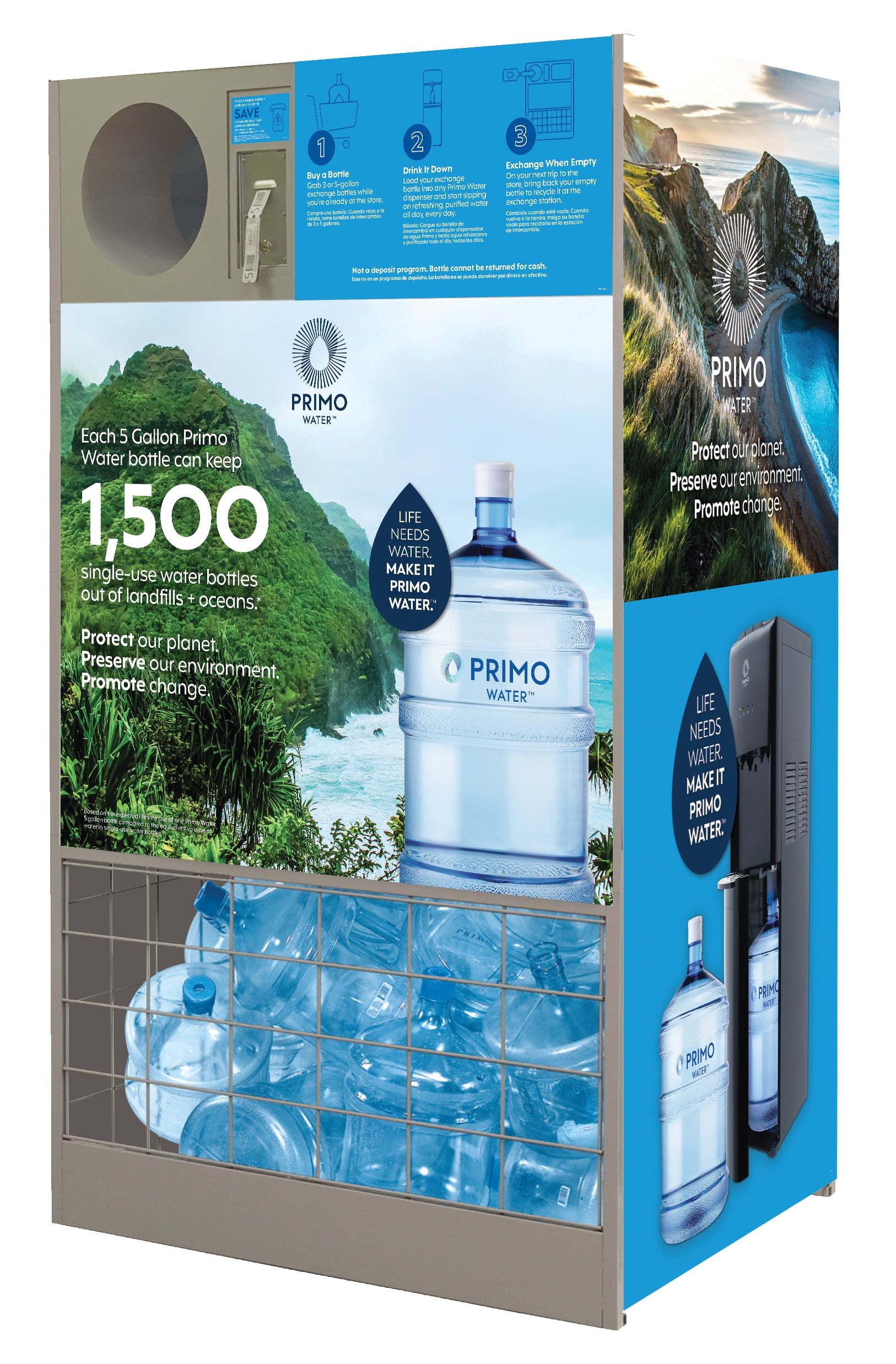 Beverage Cooler Walmart Water Cooler Gallon Primo Purified Water