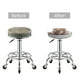 thumbnail image 5 of Balery C Fundas de asiento para taburete de bar redondo de tela de terciopelo ajustables que protegen de arañazos y manchas para sillas de 14 a 17 pulgadas.-14 inch, 5 of 7