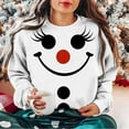 thumbnail image 5 of Craaazy Christmas Sweatshirt for Women Loose Crewneck Long Sleeve Funny Xmas Print Holiday Blouse Gifts, 5 of 5