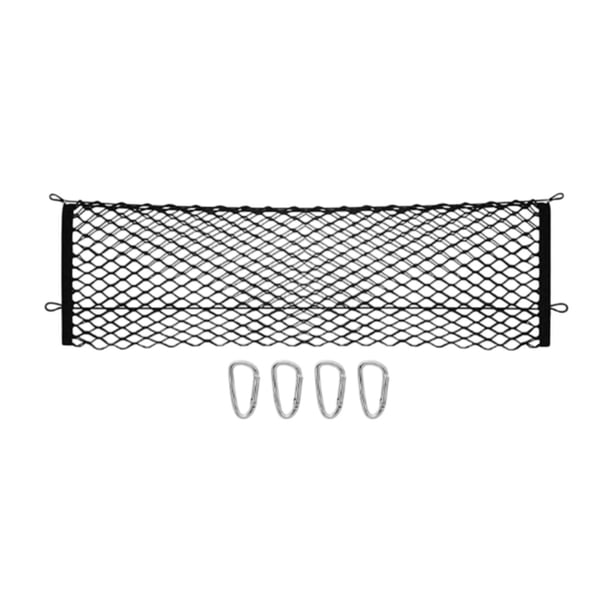 Red de carga trasera genérica para almacenamiento de maletero, práctico y fácil de usar, organizador de red de carga para maletero para viaje 140cmx40cm