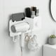 thumbnail image 5 of Soporte de Pared para Secador de Pelo de Baño, Multifuncional, Grueso, Sin Taladro, Ahorra Espacio, con Gancho y Soporte para Teléfono., 5 of 6