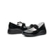 thumbnail image 2 of Zapato Escolar Para Niña Yuyin Charol Moñito Boton Antishock negro 22.5, 2 of 6