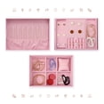 thumbnail image 4 of REGALWOVEN Velvet Accessory Box Organizer for Women, 2 Layer Accessory Display Storage, Mother"s Day Gift Pink, 4 of 7