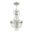 thumbnail image 5 of 51853-91 Livex Lighting Valentina - 3 Light Pendant in French Country Style - 10 Inches wide by 18.5 Inches high-Brushed Nickel Finish    -Traditional, 5 of 10