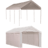 Shelterlogic Max AP 10' x 20' 2-in-1 Canopy with White Cover Enclosure Kit