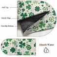 thumbnail image 2 of St Patricks Day Area Rug 3x5 Washable Rug Non Slip Farmhouse Vintage Green Shamrock Large Area Rug Indoor Floor Carpet for Entryway Bedroom Kitchen Living Room Home Office Dining Room Nursery, 2 of 8