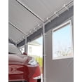 thumbnail image 4 of M optimized 10'x20' Carport Windproof, Anti-High Wind Portable Garage, Reinforced Frames & 180 g PE Carport Canopy, with Front & Rear Doors, Shelter for Pickup, Boat, and Equipment, 4 of 6