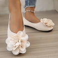 thumbnail image 4 of Miluxas Women Fashion Bowknot Flats Comfort Pointed Toe Dress Shoes White 9.5(43), 4 of 9