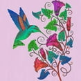 thumbnail image 3 of CafePress - Rainbow Hummingbird On Trumpet Vine Women's Nights - Women's Nightshirt, 3 of 4