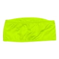 thumbnail image 5 of Wdgfv Womens Padded Bandeau Sports Tube Top Bra Strapless Wireless Solid Seamless Yoga Workout Bralette Yellow S, 5 of 5