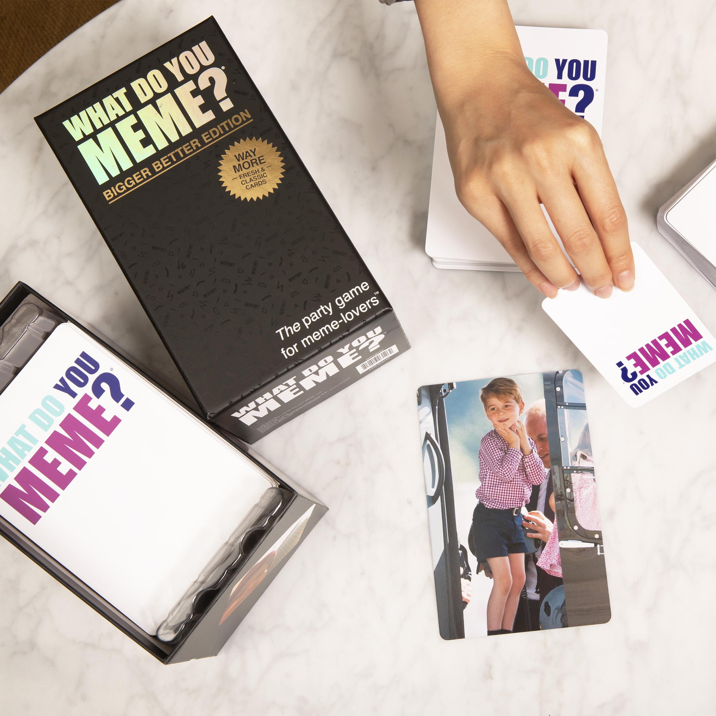 WHAT DO YOU MEME? Bigger Better Edition - Adult Card Games for Game Night  for Teens