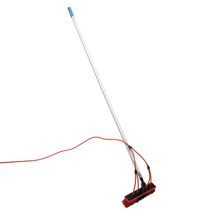 26FT Water Fed Pole Cleaning Brush Tool For Window+ Solar Panel Clean  Washing