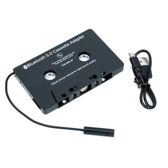 Compatible with Bluetooth Technology Cassette Aux Adapter, Extra-Long Play Time for Your On-The-Go Lifestyle