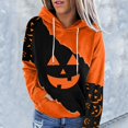 thumbnail image 4 of Chandail à Capuche Imprimé Décontracté Grande Taille pour Femmes Halloween Manches Longues Confortable, 4 of 4