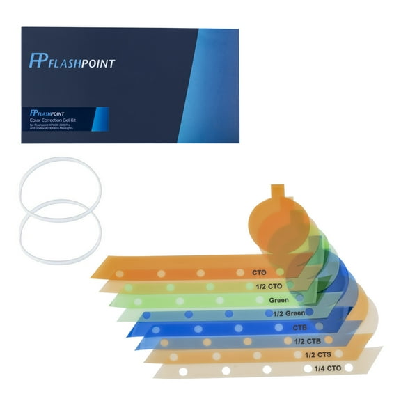 Flashpoint Color Correction Gel Kit for Flashpoint XPLOR300 Pro and Godox AD300 Pro Monlights