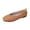 Brown, variant on OOOUM Women V Cut Faux Leather Ballet Flats Slip On Soft Casual Slip On Loafers Lightweight Flexible Daily Walking Shoes Beige US:8